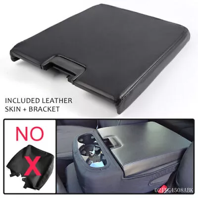 Center Console Lid Armrest Cover Black Fit For 07-14 Chevy Silverado GMC Sierra • $23.95