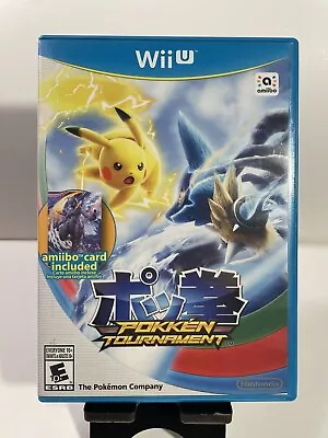 Pokken Tournament (Nintendo Wii U 2016) Pokemon No Insert Fast S/H • $11.99