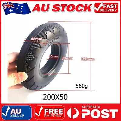 8 Inch 200X50 Tire Solid Tyre Tubeless Replacement For Razor Electric Scooter AU • $34.19