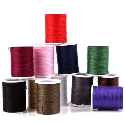 12 X POLYESTER THREAD SPOOLS Sewing Tailoring Dress Craft Cotton 32m Long Reels • £2.89