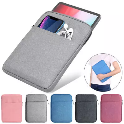 Pocket Sleeve Bag Pouch CASE For IPad 5 6 7 8 9th 10th Gen Air 2 3 4 Mini Pro 11 • £10.98