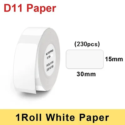 $12.99 • Buy 230 Sheets Label Address Sticker Paper For D11 Pocket Thermal Printer Portable