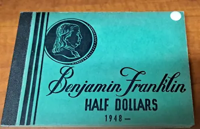 Vintage Meghrig G-21 1948-1963-D  Franklin Half Dollar Coin Album CS-112 • $529