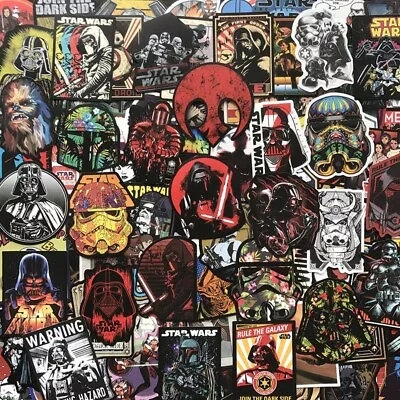 100Pcs Vinyl Star Wars Stickers Pack Bomb Car Laptop Skateboard Luggage Decals • $9.99