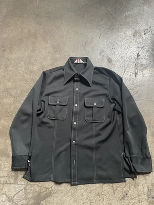 $25 • Buy Vintage Wrangler Black Chambray Western Shirt Men's L