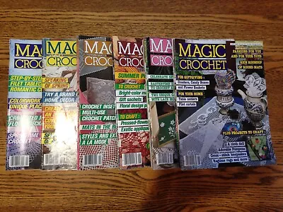 Lot Of 30 Vintage Magic Crochet Magazines 1985-1991 Needlecrafts • $35