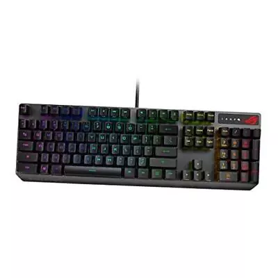  ROG RX Gaming Mechanical Keyboard Red Optical Strix Scope Red Switch • $121.56