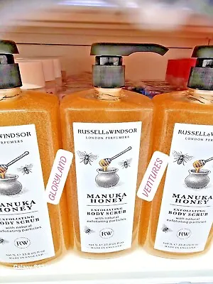 Manuka Honey Exfoliating Beauty Body Scrub 1000ml By Russell Windsor. • £11.99