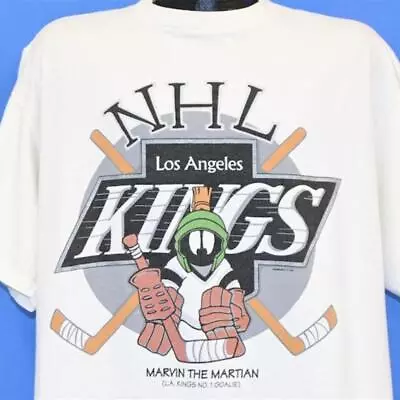 Los Angeles Kings Marvin The Martian Looney Tunes Shirt Men Women KTV4379 • $16.99
