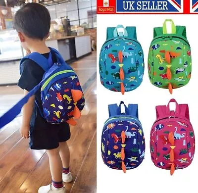 Kids Baby Toddler Walking Safety Harness Backpack Security Strap Bag With Reins • £7.59