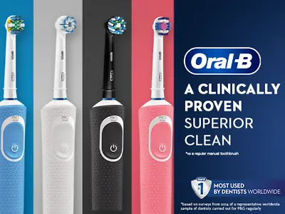 $39.99 • Buy Oral-B Pro 100 Power Toothbrush (CrossAction / FlossAction / 3D White Polish)