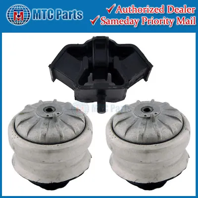 MTC Engine & Trans. Mount 3PCS Set For 1986-1995 Mercedes Benz W201 W124 • $95.99