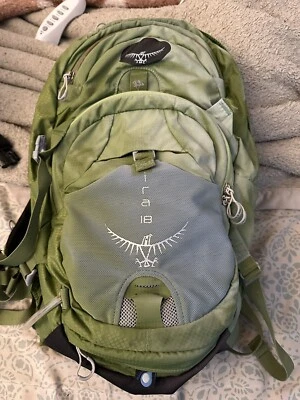 $45 • Buy OSPREY Mira 18 Women’s Backpack Green Airspeed A1