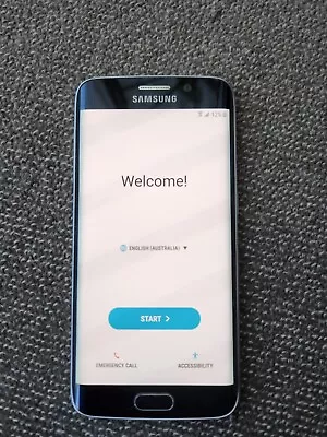 Samsung Galaxy S6 Edge SM-G925I - 32GB - Black Sapphire (Unlocked) • $50