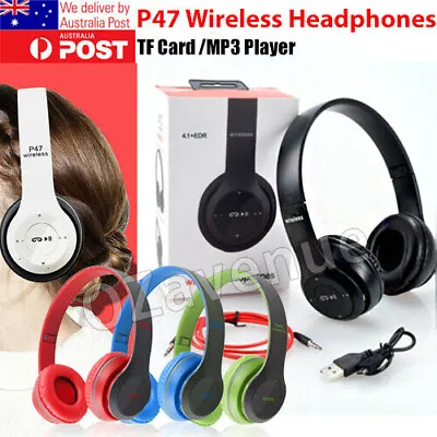 $18.15 • Buy Noise Cancelling Wireless Headphones Bluetooth 5 Earphone Headset With Mic Hot