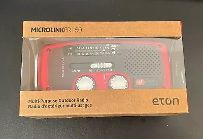 Eton Microlink FR160 Multi-purpose Handheld Radio Solar Power & USB Charger NEW • $21