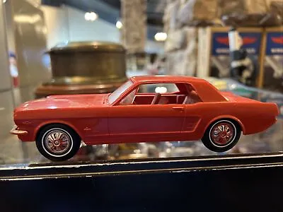 VTG 1966 1/25 RED FORD MUSTANG DEALER 4 SCREW Promo Car Parts Or Display • $55