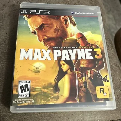 Max Payne 3 (PS3) *Complete* CIB! • $10.50