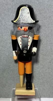 Nutcracker Wooden Toy Old Pirate Appr 15” Vintage  With Flaw • $14.40