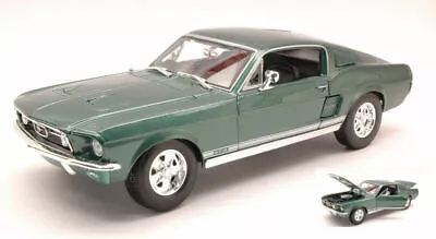 Ford MUSTANG Gta Fastback 1967 Metallic Green 1:18 Model 31166GR Maisto • £62.17