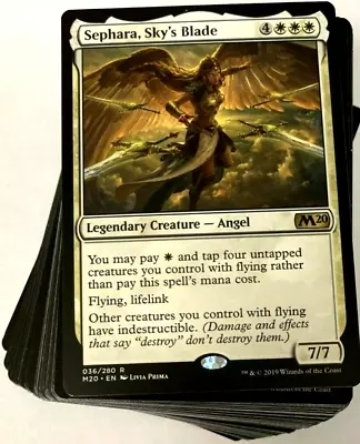 ***Custom Commander Deck*** Sephara Sky's Blade - Angels Tribal - EDH Magic Card • $57.85