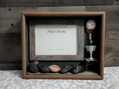 £29.66 • Buy VTG Football Photo Frame Fits 7 X 5 Picture By Victory A Division Of Planter Inc