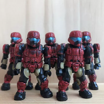 Lot Of 5pcs  Halo Mega Bloks Red Unsc Odst Pilot Mini Figure 96867 Hornet Attack • $25.46