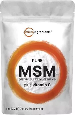 Msm(metilsulfonilmetano) Polvo1 Kg | 2000 Mg De Conservacion Polvo De Cristal  • $36.19