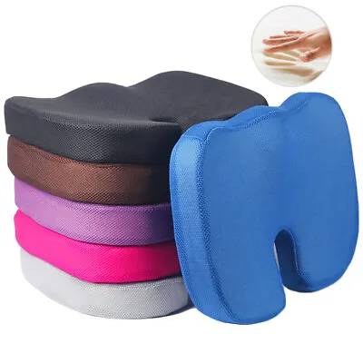 Memory Foam Coccyx Tailbone Seat Cushion Orthopedic Non-Slip Car Chair Pillow • $18.99