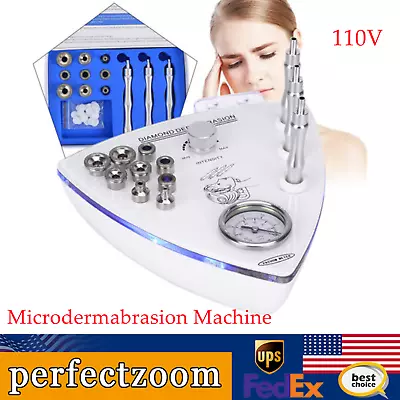 Pro Diamond Microdermabrasion Machine Dermabrasion Facial Peel Vacuum Skin Care  • $57