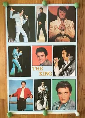 Elvis Presley Original Promo Poster Promo Poster The King Vintage • $125