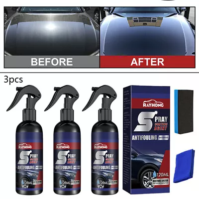 1/3pcs 3 In 1 High Protection Quick Hydrophobic Car Coat Ceramic Coating Spray • $8.45