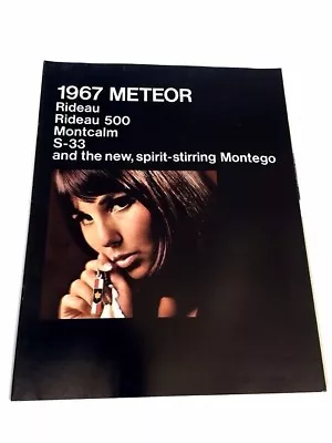 1967 Meteor 22-page BIG Canada Car Sales Brochure - Rideau Montcalm S-33 Montego • $15.97