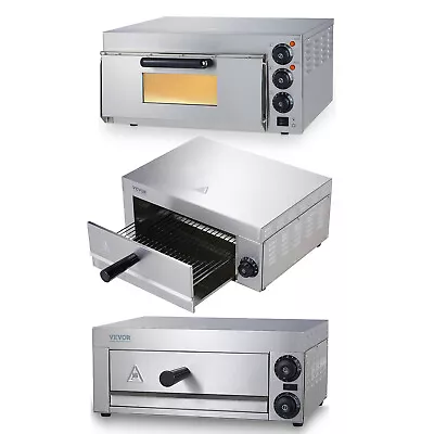 VEVOR 12 /16  Electric Countertop Pizza Oven Adjustable Temp 0-60 Minute Timer • $118.99