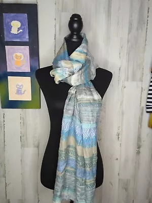 Kinross 100% Cashmere Scarf In Suede Multi! Perfect For The Summer Look • $13.60