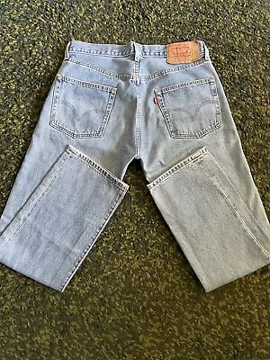 Vintage 1993 Levis 501xx Light Wash Denim Jeans Actual 32x31 Made In Canada • $70