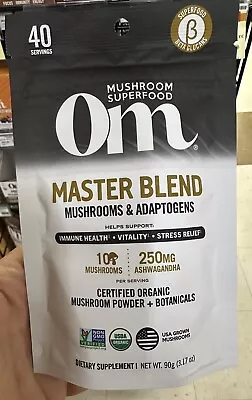 OM OMM00897 Mushroom Master Blend Powder - 3.17oz. Expiration. 08/2025 • $14.99