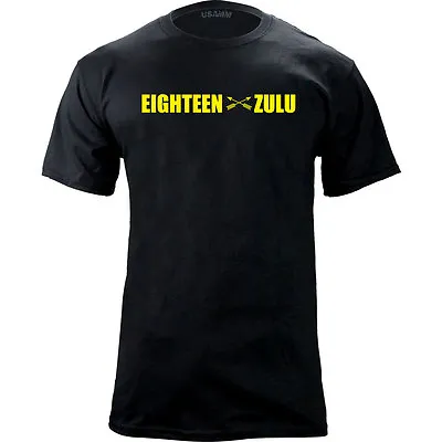 £21.33 • Buy Special Forces Operations Sergeant MOS Eighteen Zulu 18Z Veteran T-shirt