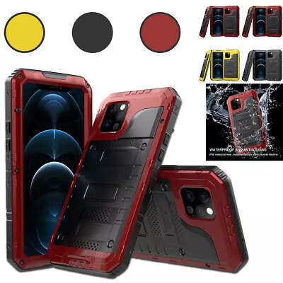 For IPhone 13 12 11 Pro Max XS XR 8 7 Plus Waterproof Shockproof Full Cover Case • $26.55