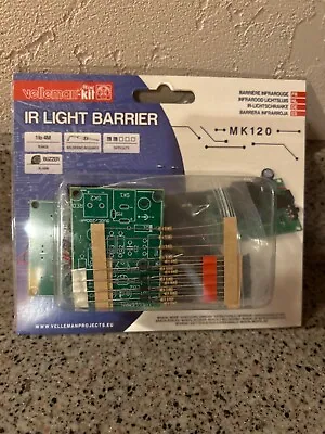 Velleman Kit IR Light Barrier (IR Light Barrier MK120) NEW W Manual/instructions • $24