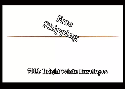 100 Bright White A2 70lb 4-3/8 X 5-3/4 Envelope For 4-1/8 X 5-1/2 Enclosure Card • $19.07