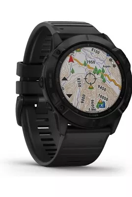 Garmin Fenix 6X Pro Black Multisport Watch - Black Band 010-02157-01  • $549