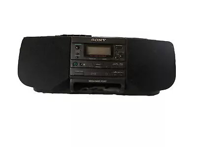 Sony CFD-S33 CD AM/FM Radio Cassette Recorder Mega Bass Boombox Vintage • $80