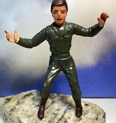 1960s Louis Marx Action Figure Army Man Soldier Vintage Retro Toy USA Military • $22.95
