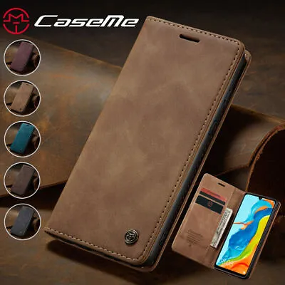 For Huawei P60 P50 P40 P30 20 Pro Lite Case Retro Leather Card Wallet Flip Cover • £8.99