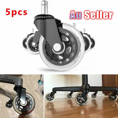 $28.19 • Buy 5pcs Rollerblade Rolling Grip Office Caster Desk Ring Chair Wheels ACB#