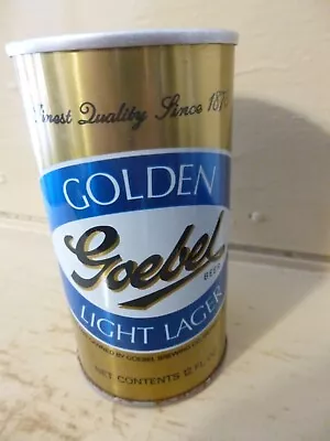Goebel Golden Light Lager Steel Beer Can      -[empty Cans Read Desc.]- • $3.28