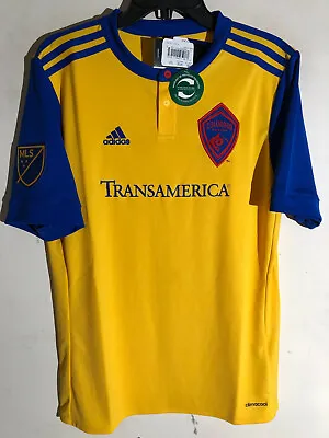 Adidas Youth MLS Jersey Colorado Rapids Team Yellow Sz S • $9.99