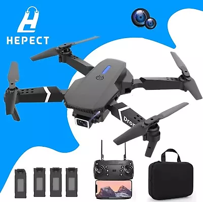 2023 New RC Drone With 4K HD Dual Camera WiFi FPV Foldable Quadcopter +4 Battery • $377.65