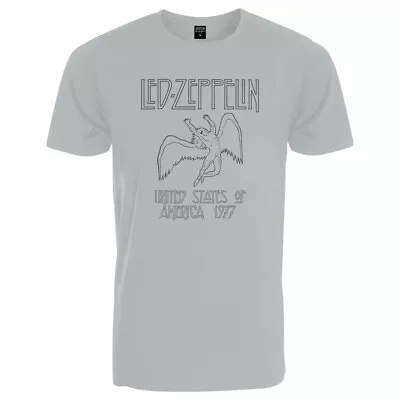 Led Zeppelin - USA 1977 Mens T Shirt NEW & OFFICIAL  Various Sizes • $19.95